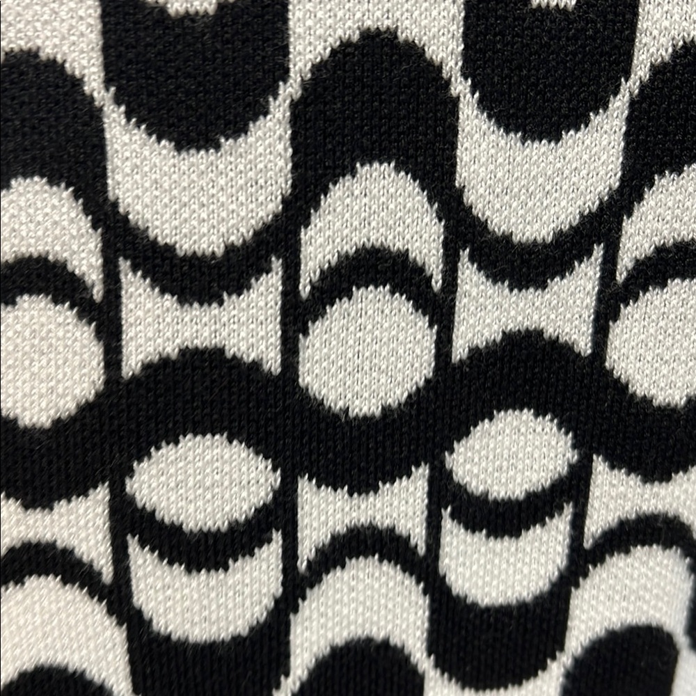 ✨House of Harlow 1960 Black and White Geometric Sheath Dress 👗 - Picture 7 of 13